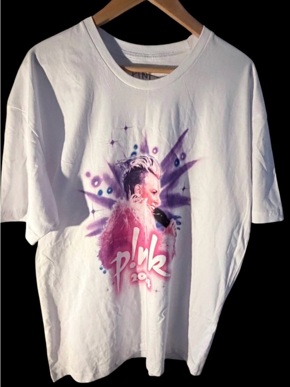 Pink‎ 2024 Tour T Shirt Size XL White P!nk